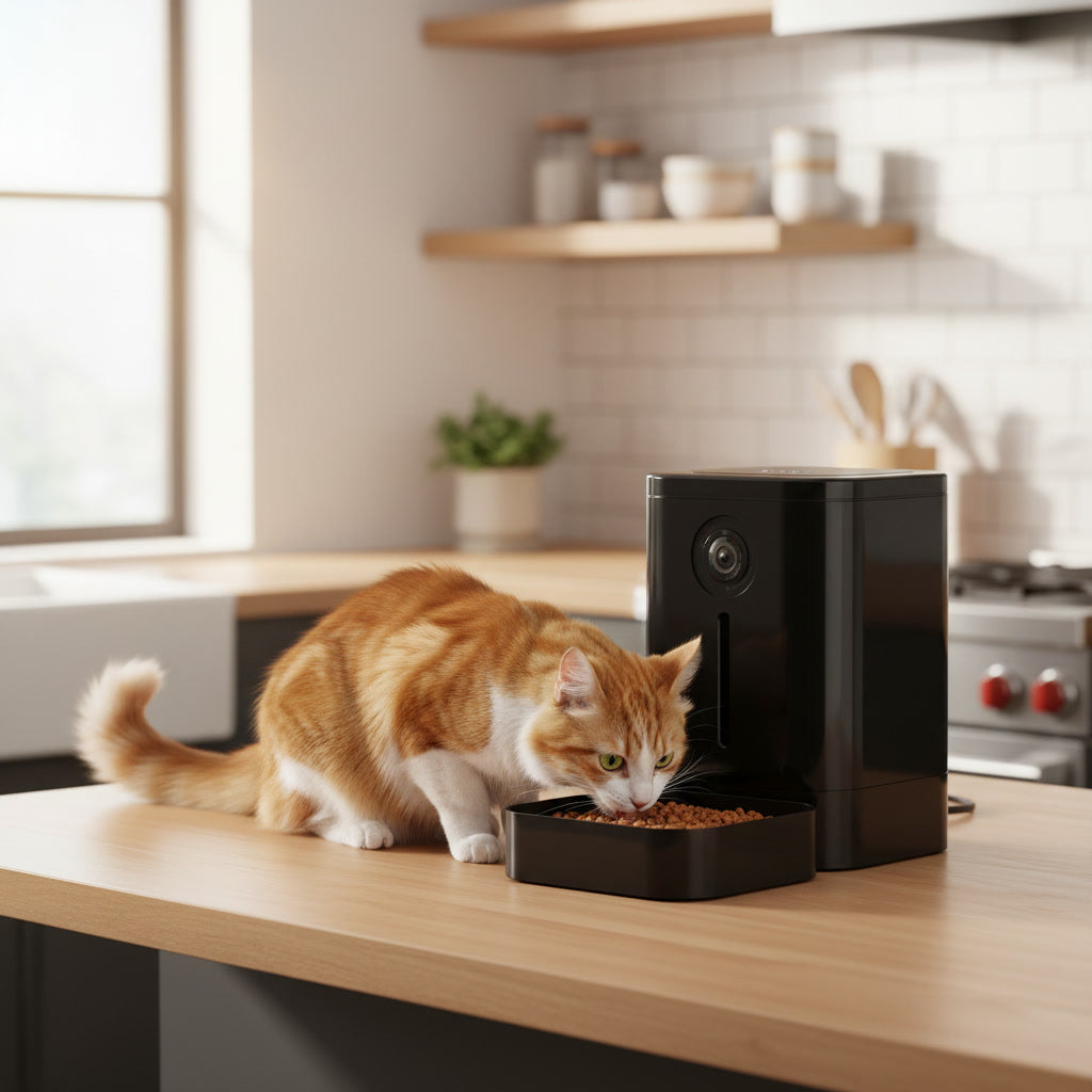 Pawlens Feeder Cam™ — Distributeur connecté avec caméra pour chat et chien